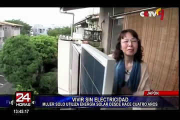 Una mujer en Japón lleva cinco años sin usar un solo kilovatio de electricidad