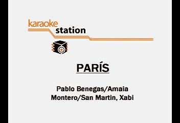 LA OREJA DE VAN GOGH - PARIS (KARAOKE)