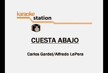 Los Terrícolas - Cuesta Abajo (Karaoke)
