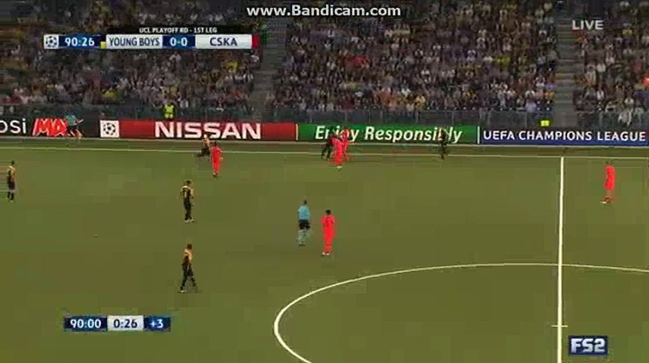 Kasim Nuhu GOAL HD - Young Boys (Swis) 0-1 (Rus) CSKA Moscow 15.08.2017