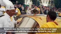 Belgium's giant omelette festival defies tainted egg scandal