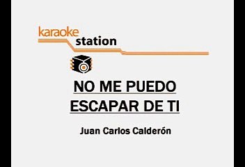 Luis miguel y Rocio Banquels - No Me Puedo Escapar de Ti (Karaoke)