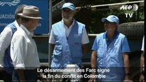 Le désarmement des Farc signe la fin du conflit en Colombie