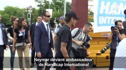 Neymar devient ambassadeur de Handicap International
