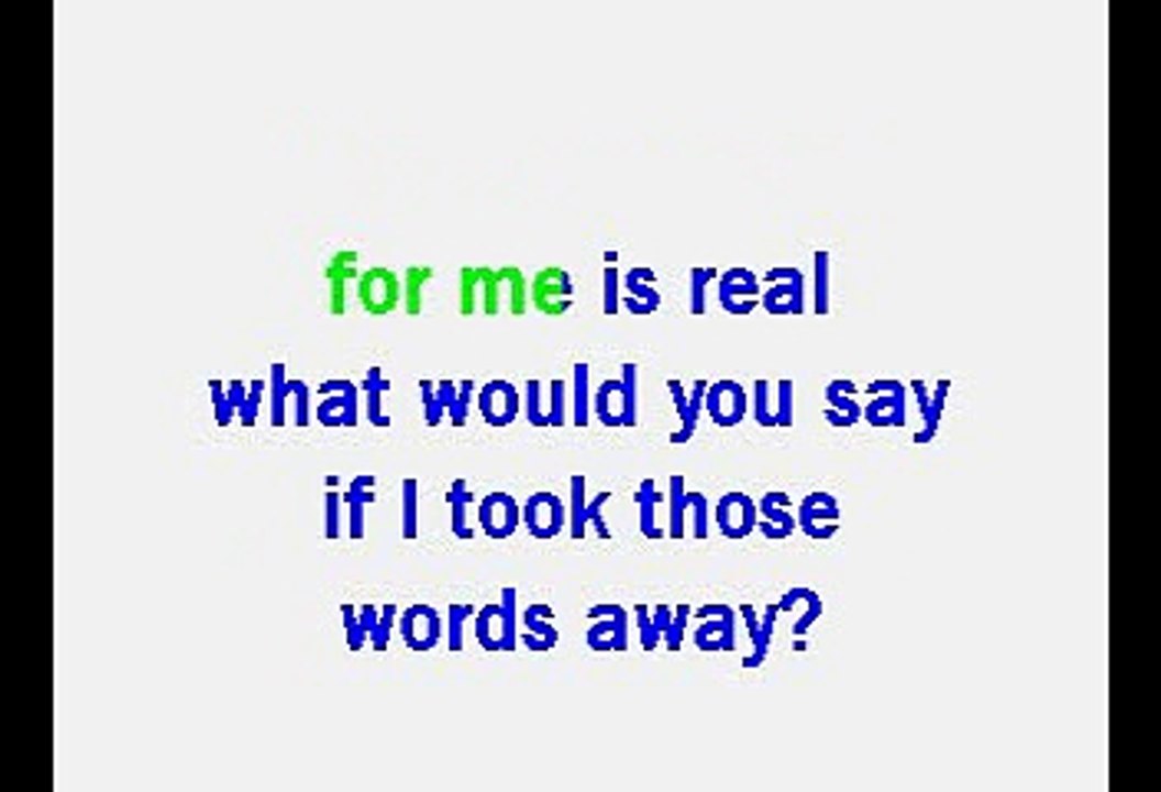 More than words - Extreme (Karaoke)