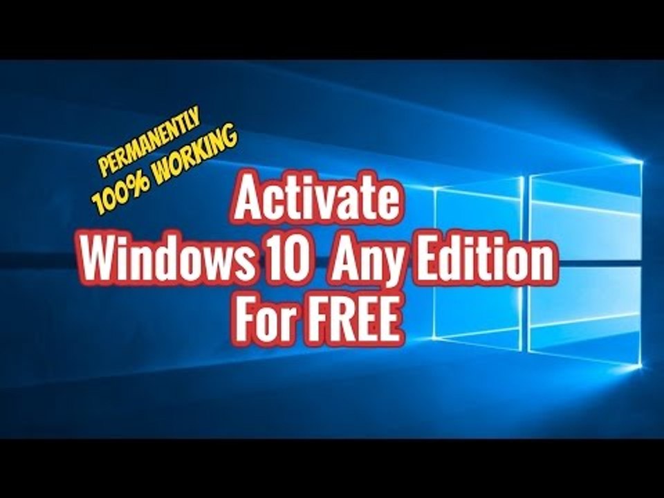How to activate windows 10 full edition successfully