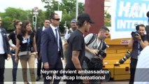 Neymar devient ambassadeur de Handicap International