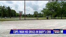 Alleged Dealer Accused of Hiding Drugs in Baby's Crib