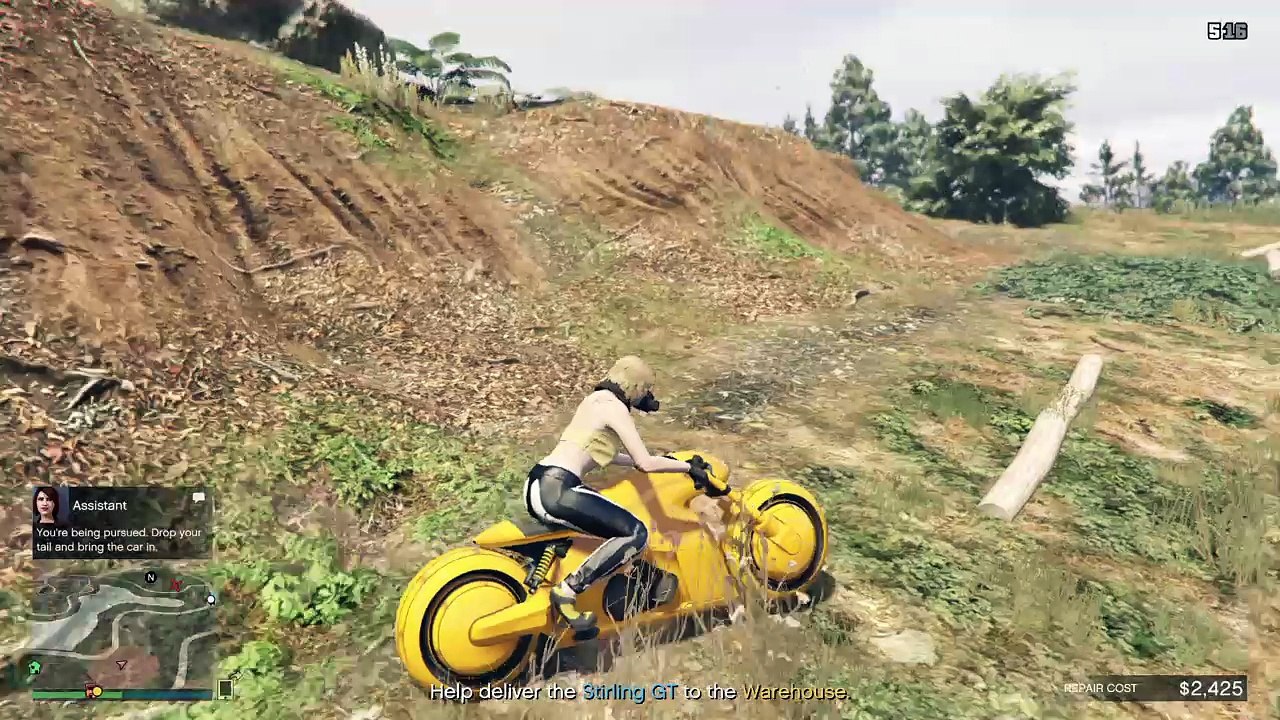 Grand Theft Auto V: Car Leaps At Me