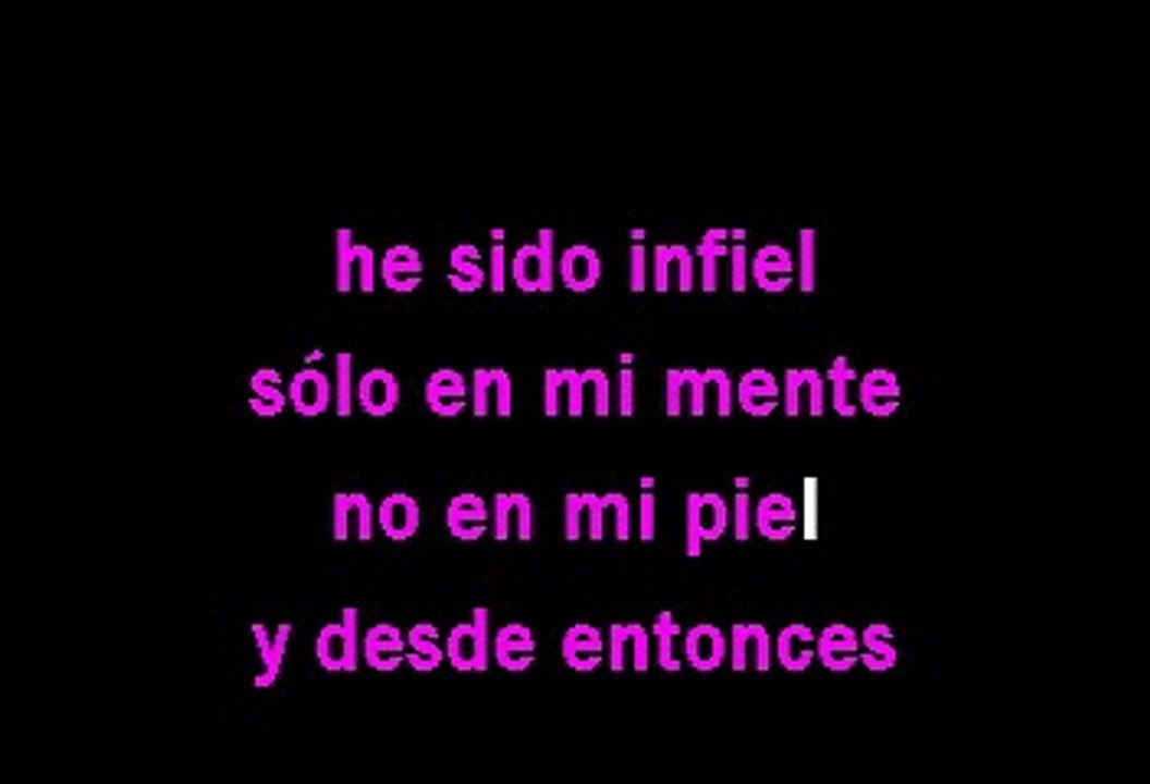 Un Hombre Secreto - Miriam Hernandez (Karaoke)