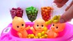 Learn Colors M&M Chocolate Baby Doll Color Slime Bath Time | Finger Family Song Nursery Rhymes