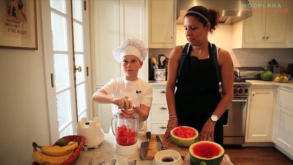 Making #Watermelon Granita With Kid Chef Peter