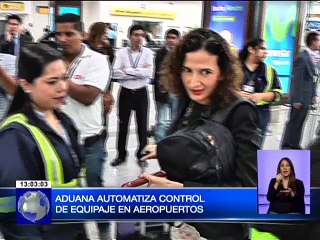 Aduana automatiza control de equipaje en Aeropuertos