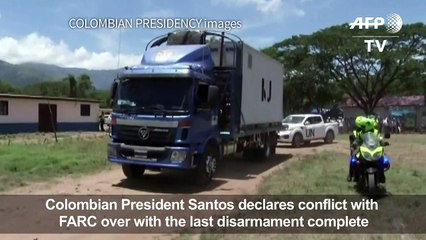 Colombia declares conflict with FARC over