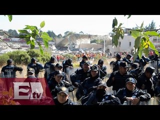 Fuerzas federales apoyan labores de rescate en hospital de Cuajimalpa
