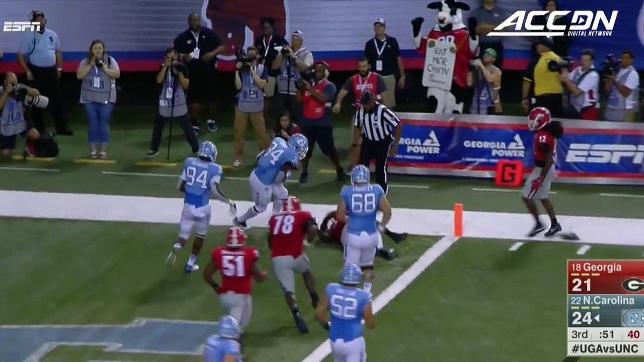 North Carolina vs. Georgia Football Highlights (2016)