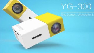 YG 300 LCD Mini Portable Pocket LCD Projector Home Cinema