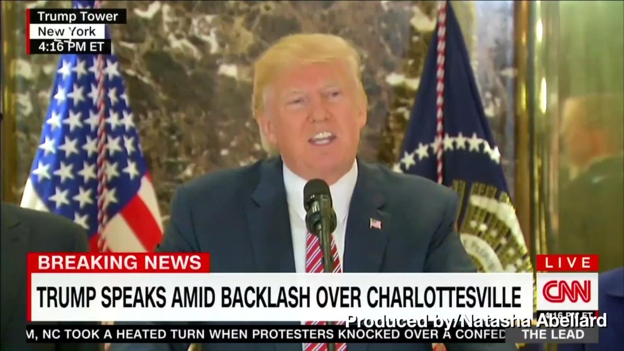 President Trump Again Blames ‘Both Sides’ in Charlottesville