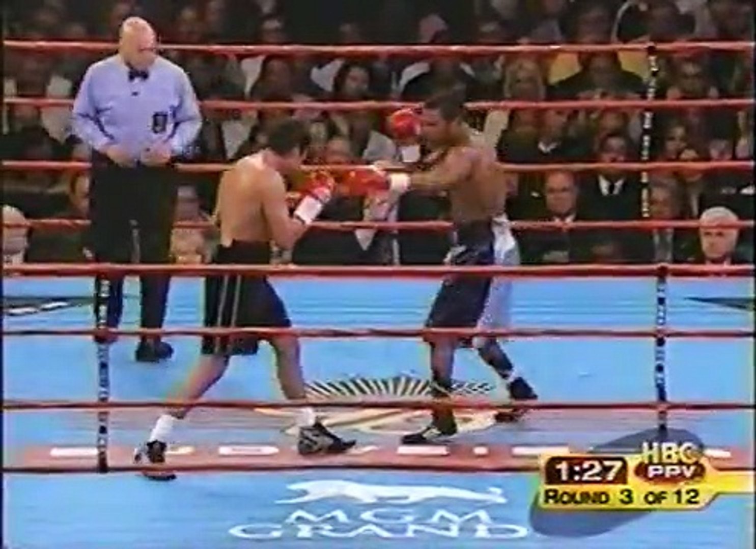 Oscar De La Hoya vs Shane Mosley II (13-09-2003) Full Fight 