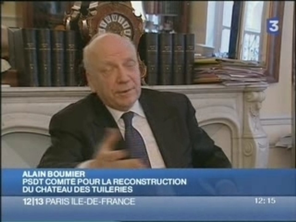 La reconstruction du chateau des Tuileries