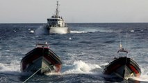 Migrant rescue boat threatened by Libyan coastguard in international waters
