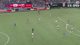 GOAL: Corben Bone gives FC Cincinnati the lead