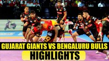 PKL 2017: Gujarat Fortunegiants defeat Bengaluru Bulls 27-24, highlights | Oneindia News