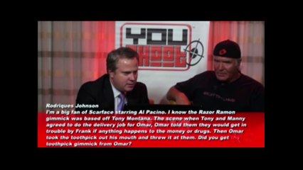 Scott Hall How He Became Razor Ramon Scarface Influence + Reenacts Scarface Scene