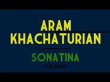 Aram Khachaturian Sonatina in C Major for Piano (1958) [Score Video]