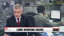 South Korea second among OECD nations when it comes to work hours