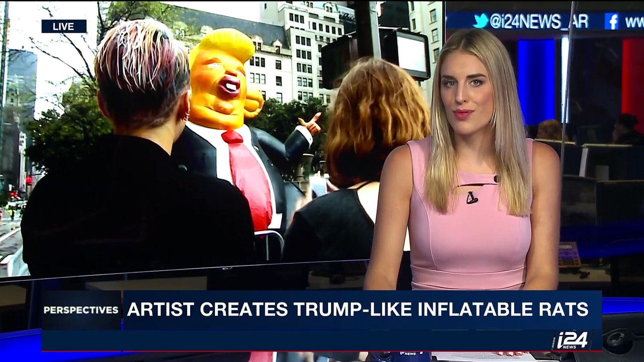 PERSPECTIVES | Artist creates Trump-like inflatable rats | Tuesday, August 15th 2017