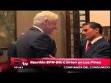Reunión EPN  Bill Clinton en los Pinos / Excélsior en la media