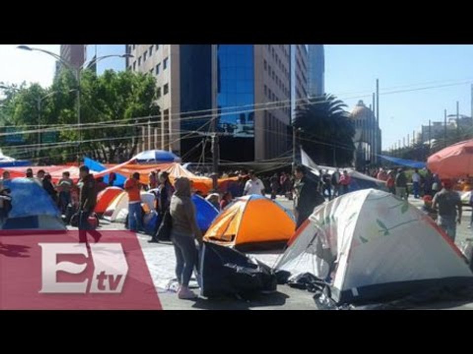 Maestro de la CNTE se repliegan al Monumento a la Revolución / Excélsior informa