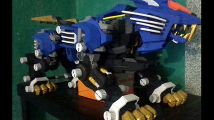 Realizacion del Zoids Blade liger en foamy
