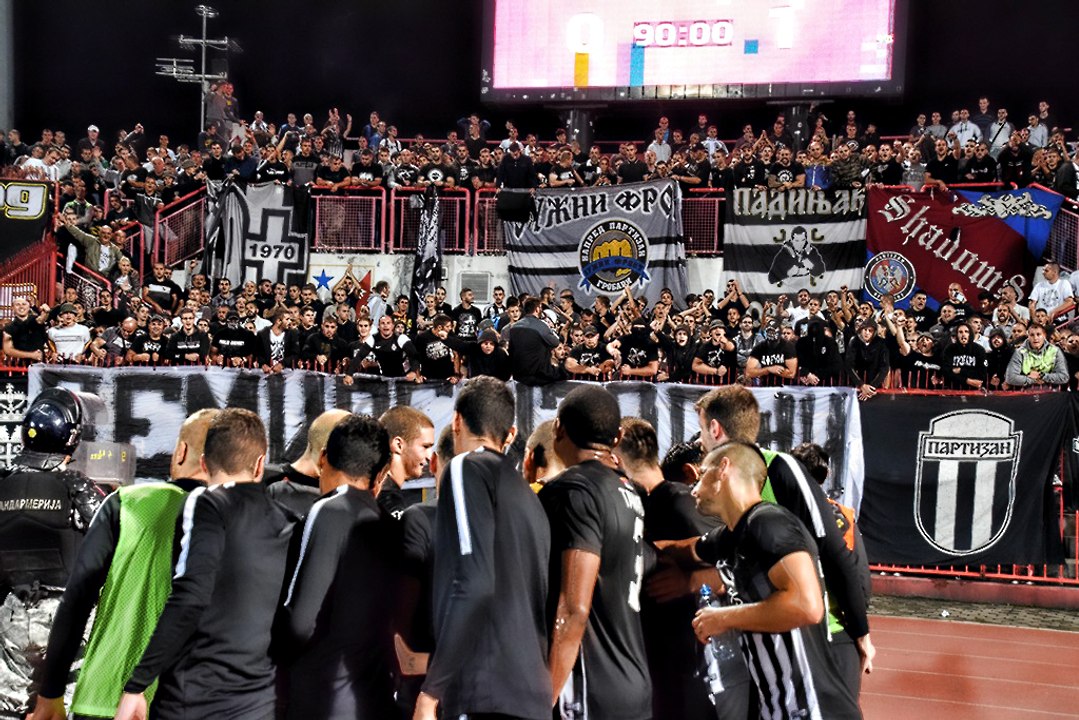 Grobari | Vojvodina -Partizan 13.08.2017