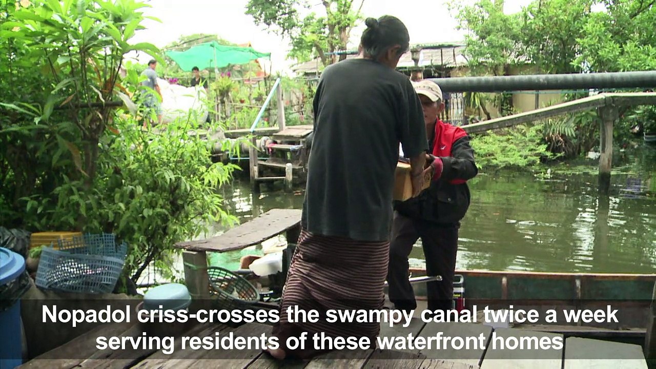 Postal boating: the Bangkok mailman still bringing word by canal