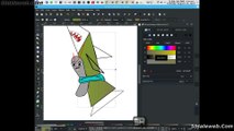 Inkscape Dibujo Caricatura Pigis Cohete En Linux Fedora 26 Tutorial SpeedArt