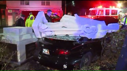Christopher Columbus Statue Returned After Being Destroyed in Car Crash