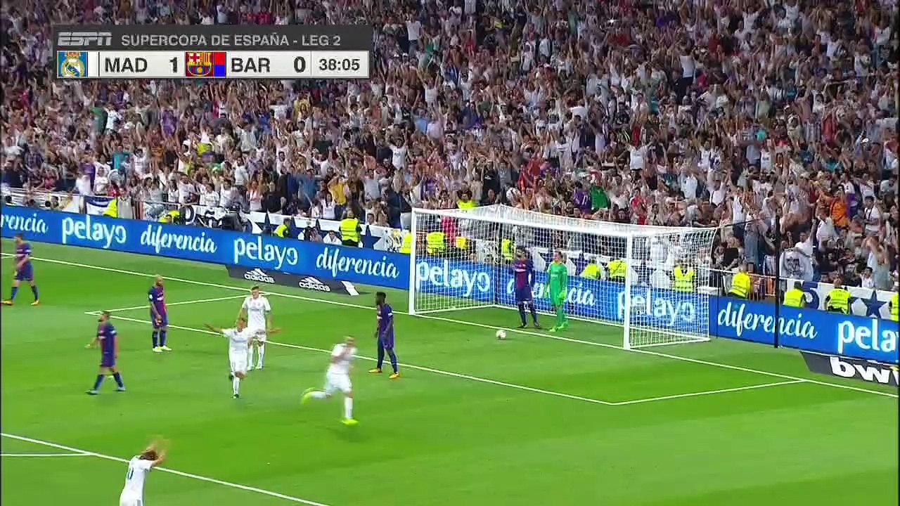 Benzema goal Real Madrid vs Barcelona HD