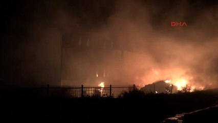 Denizli - Katı Atık Üretim Tesisinde Yangın