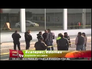Detona en Ecatepec un artefacto explosivo en sucursal bancaria/ Comunidad