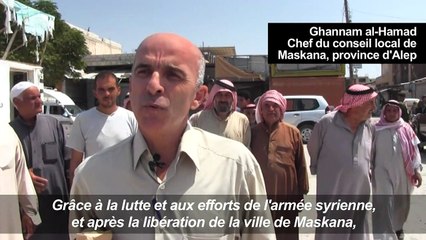 Des centaines de déplacés retournent chez eux à l'est d'Alep