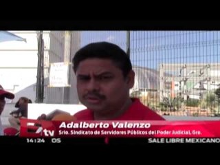 Empleados del Poder Judicial de Guerrero inician  paro laboral / Titulares de la tarde