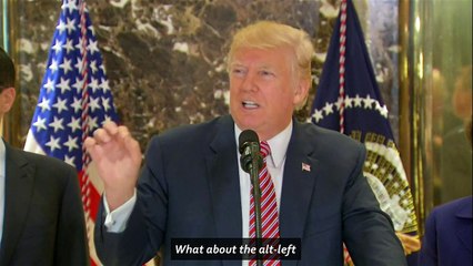 Trump says 'both sides' to blame in Charlottesville