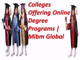 Colleges Offering Online Degree Programs  Mibm Global
