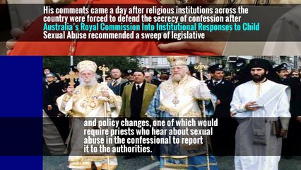 Australia Archbishop Rejects Sex-Abuse Exception to the Secrecy of Confession