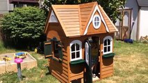 Poco video Niños para nueva casa de juegos casa de juegos nuestra opinión cabaña de jardín tikes