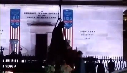 Roger B. Taney Statue Removed From Baltimore Park