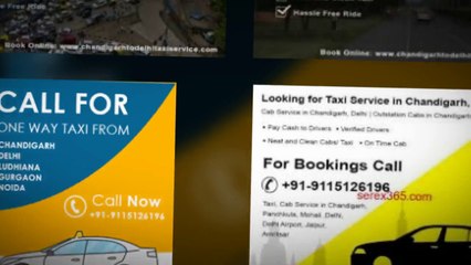Chandigarh to Delhi Taxi Service