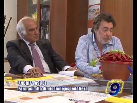 ANDRIA | ASL-BT, distribuzione di farmaci alla dimissione ospedaliera